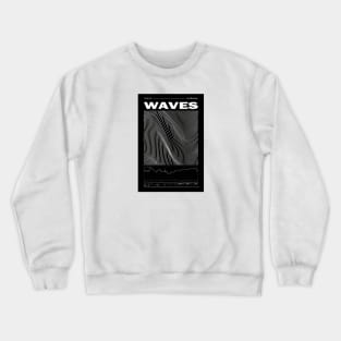 WAVES (black) T-Shirt Crewneck Sweatshirt